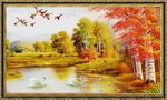 秋季风景油画