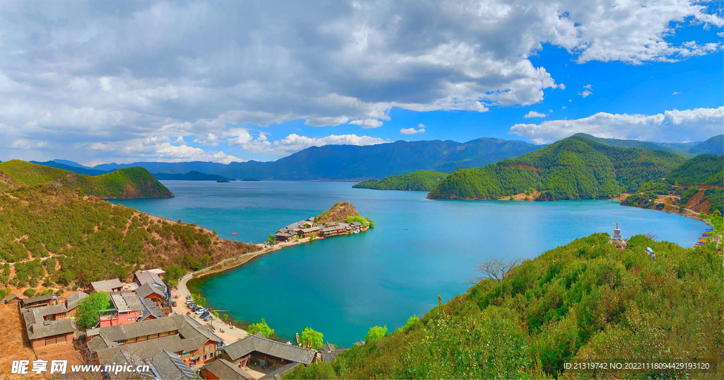 泸沽湖摄影图