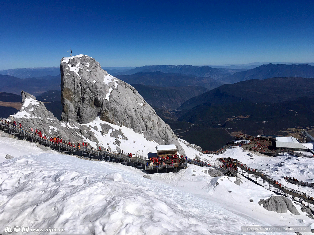 玉龙雪山摄影图