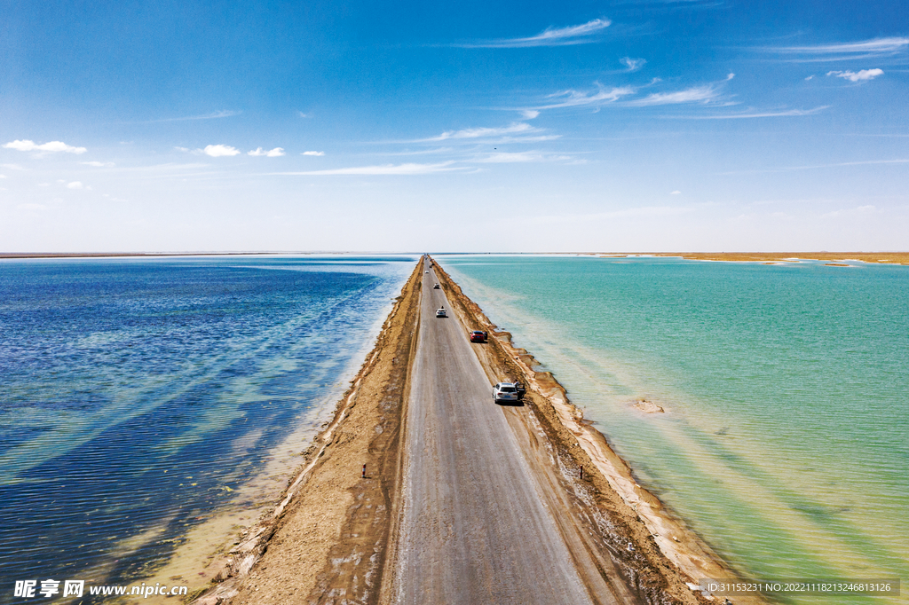 青海双色湖道路交通