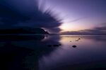 海面晚霞