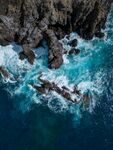 海浪礁石