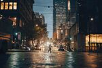夜间街道