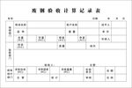废钢验收计算记录表