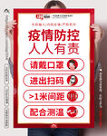 防疫宣传提示海报