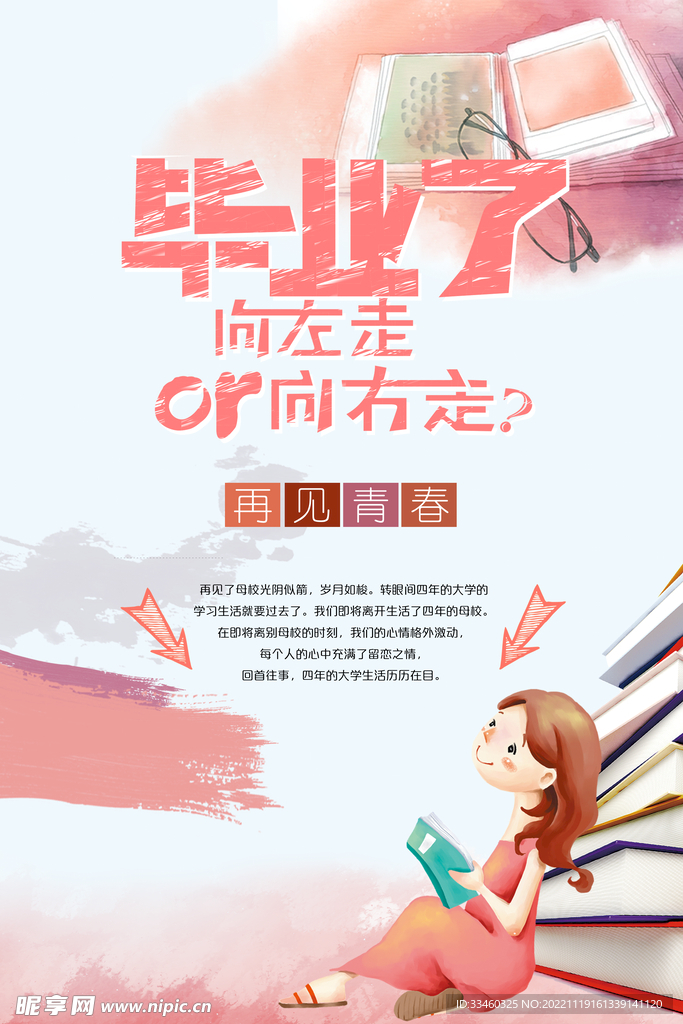 毕业了