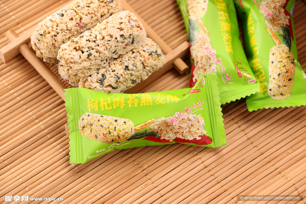 海苔麦片酥 