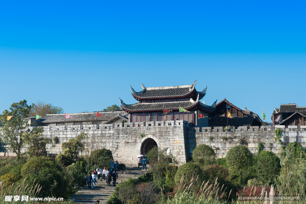 复古城墙建筑