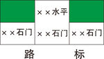 路标牌