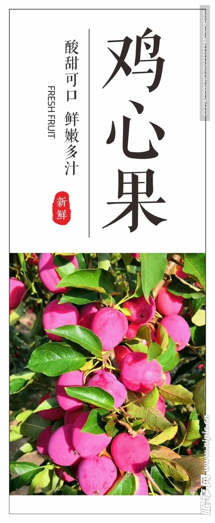 鸡心果标签
