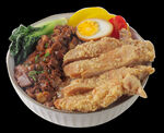 酥炸猪扒肉臊饭