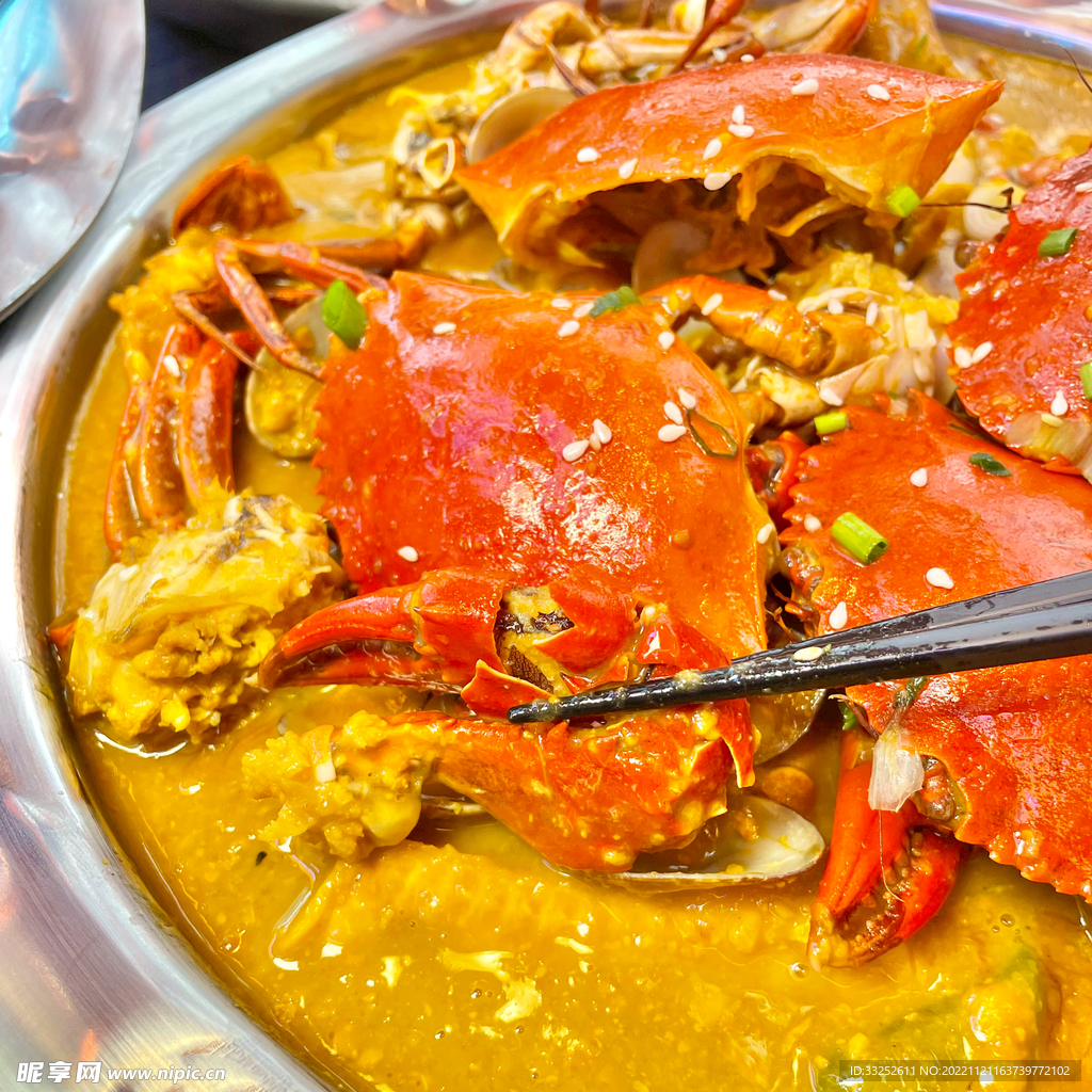 海鲜 蟹 蟹煲