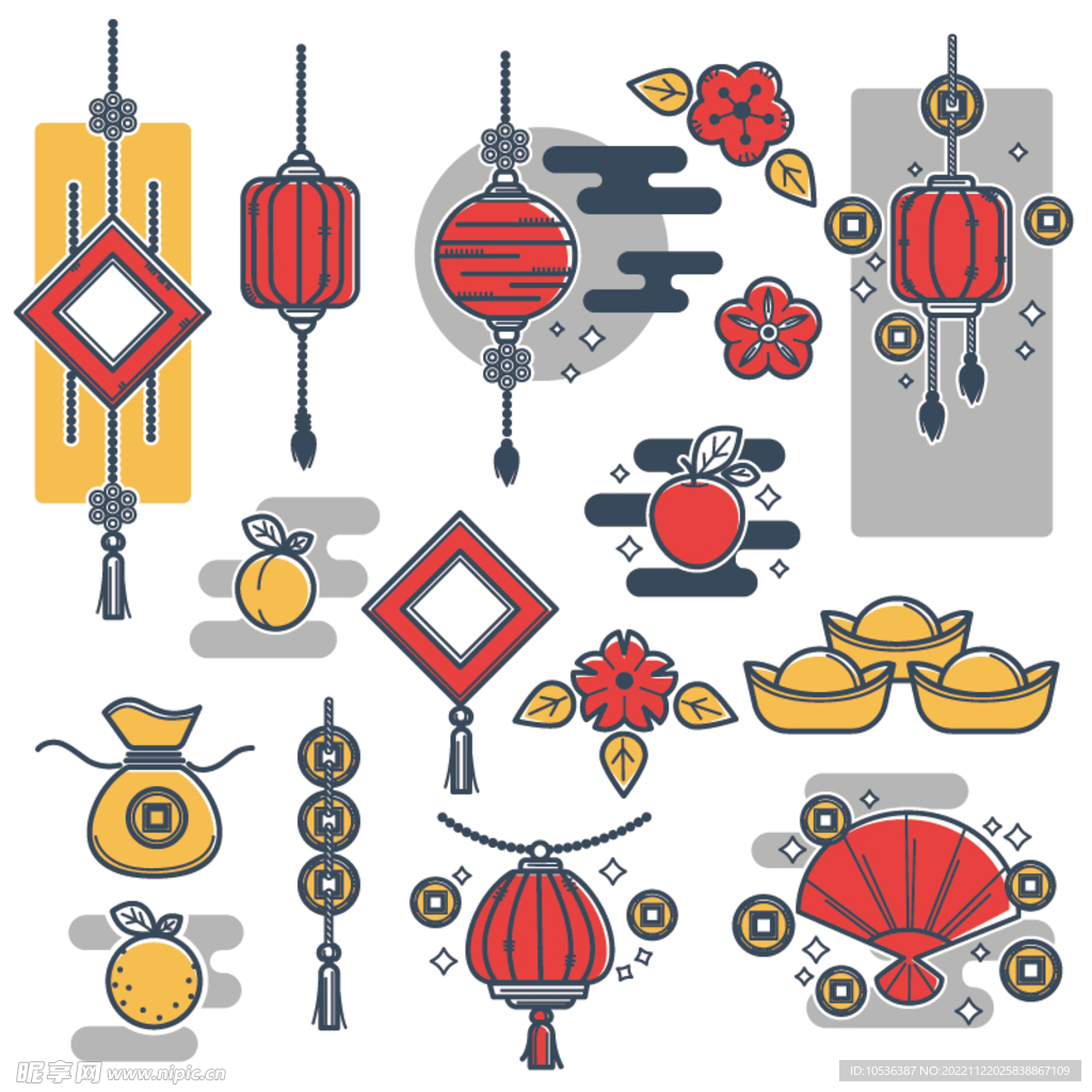 新年矢量元素