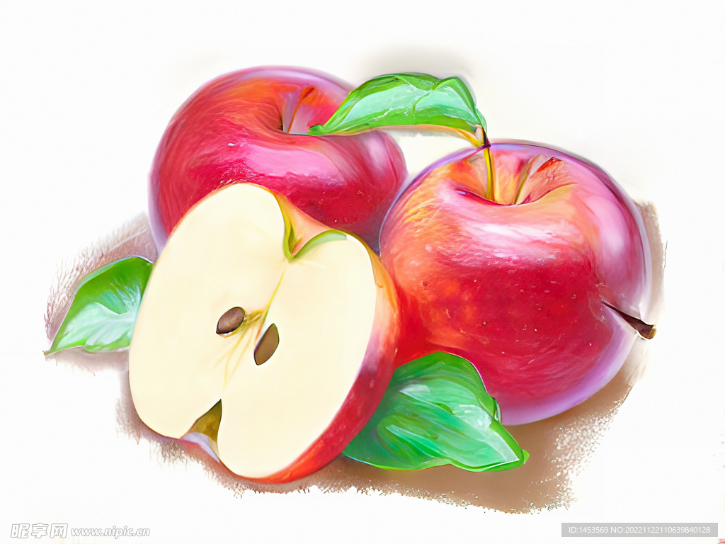 苹果插画