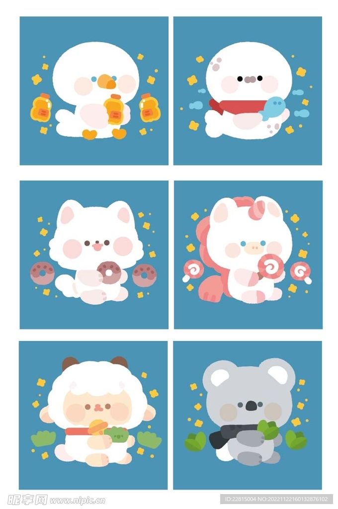 可可爱爱  矢量 生物世界 