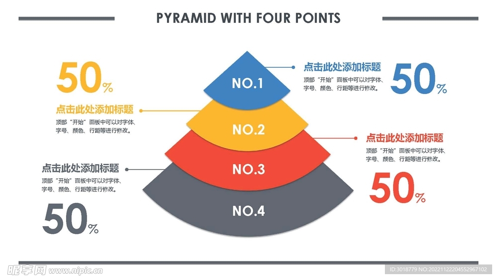 金字塔图表 