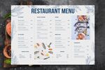 提供海鲜餐厅菜单