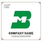 英文BM字体设计图片