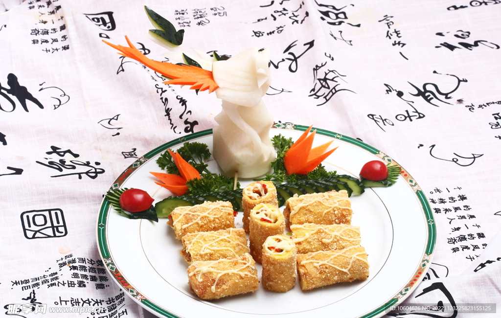 金沙鲜鱼卷