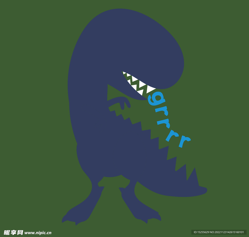 霸王龙 恐龙 LOGO