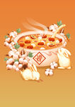 传统腊八节元素