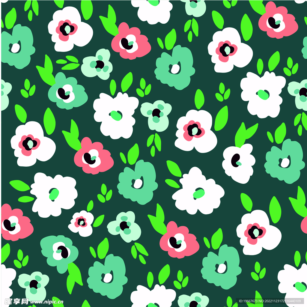 无缝花纹