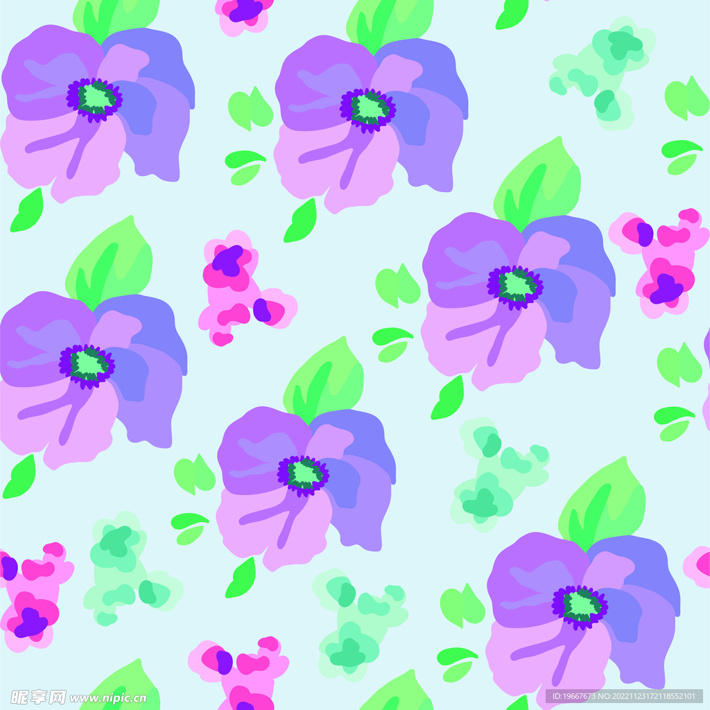 无缝花纹
