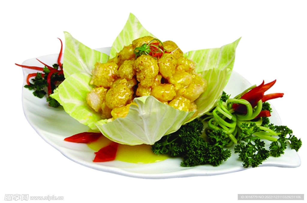 西柠芝麻虾仁