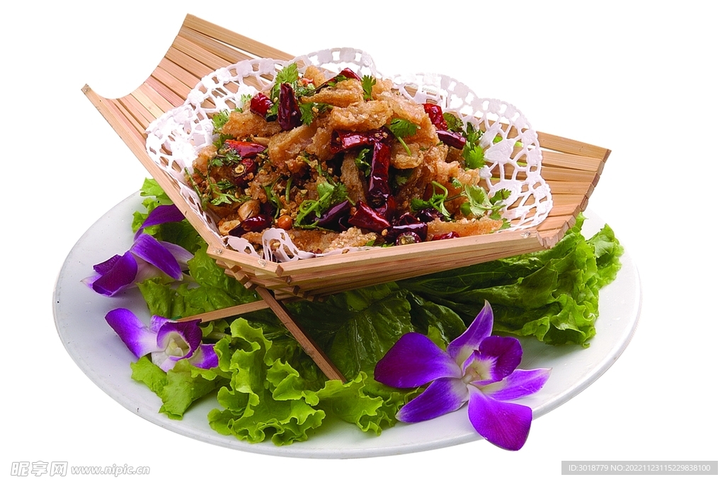 果仁鸡脆骨
