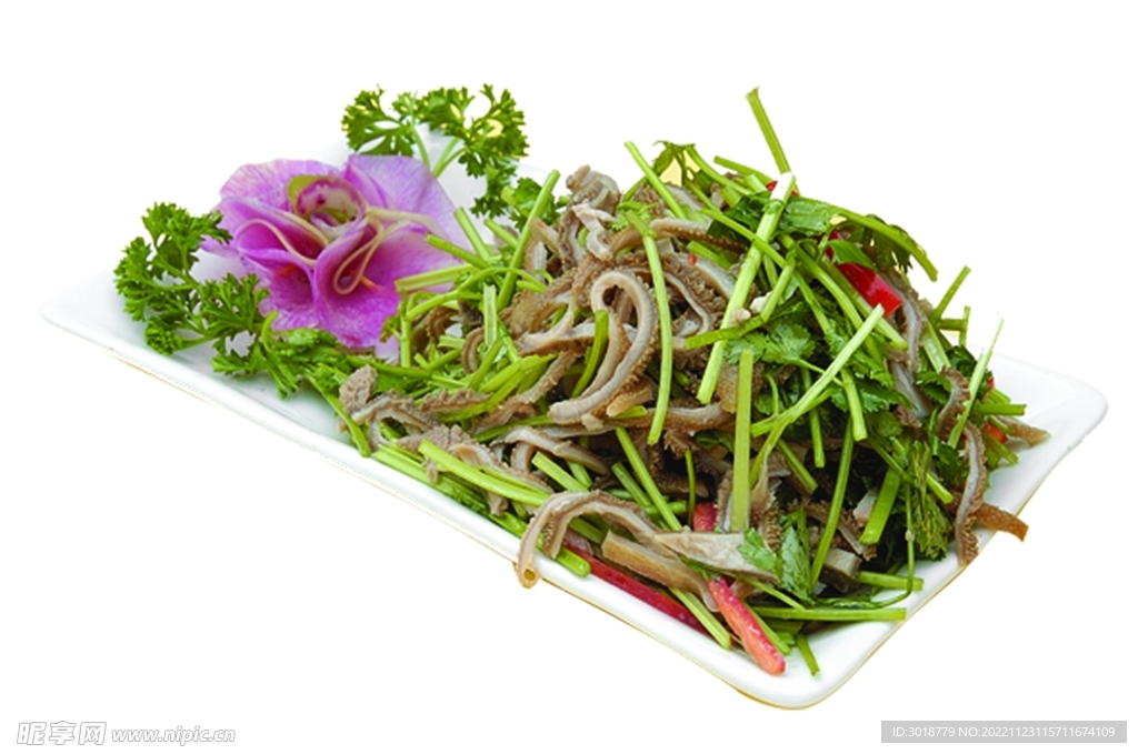 香芹爆羊肚