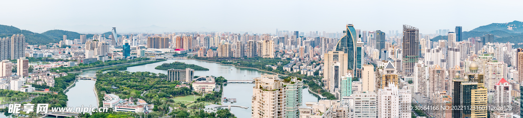 城市建筑全景