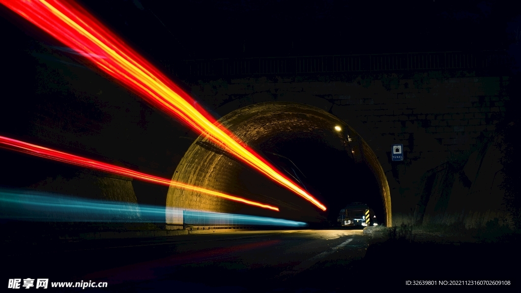 城市道路夜景