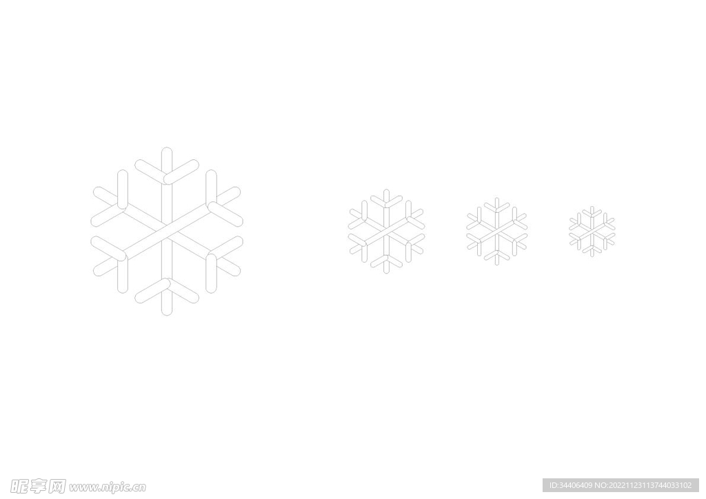 雪花 矢量