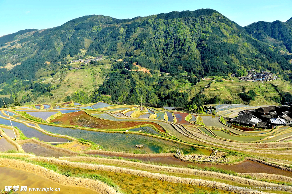 从江加榜梯田风光