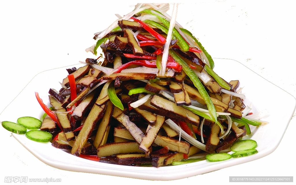 葱丝香干