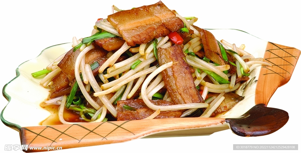 韭香掐菜炒咸肉