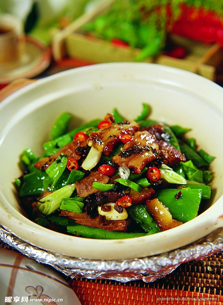辣椒炒扣肉