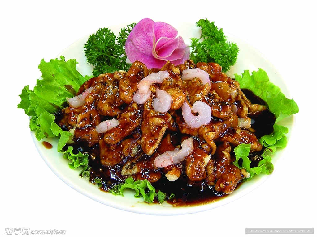 虾爆鳝背
