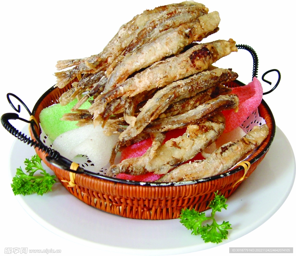 香煎多春鱼