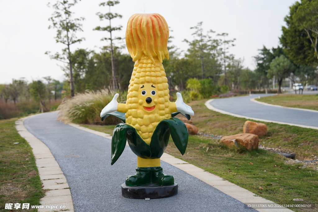 卡通蔬菜水果雕塑