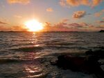海滨夕阳风光