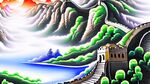 长城山水