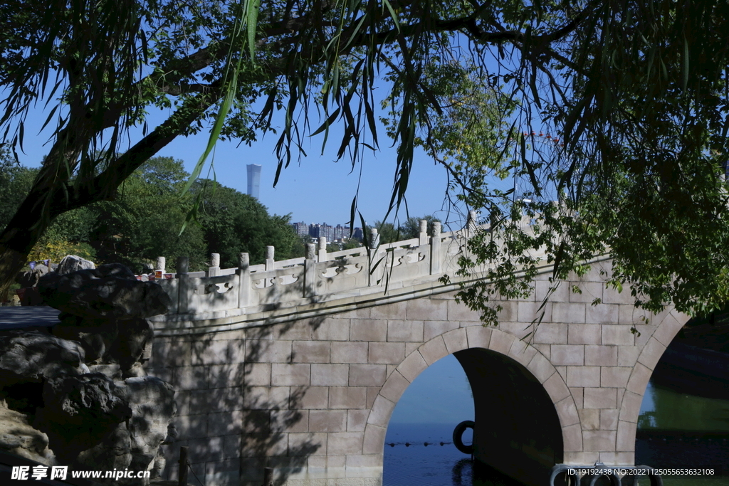 龙潭中湖风景 