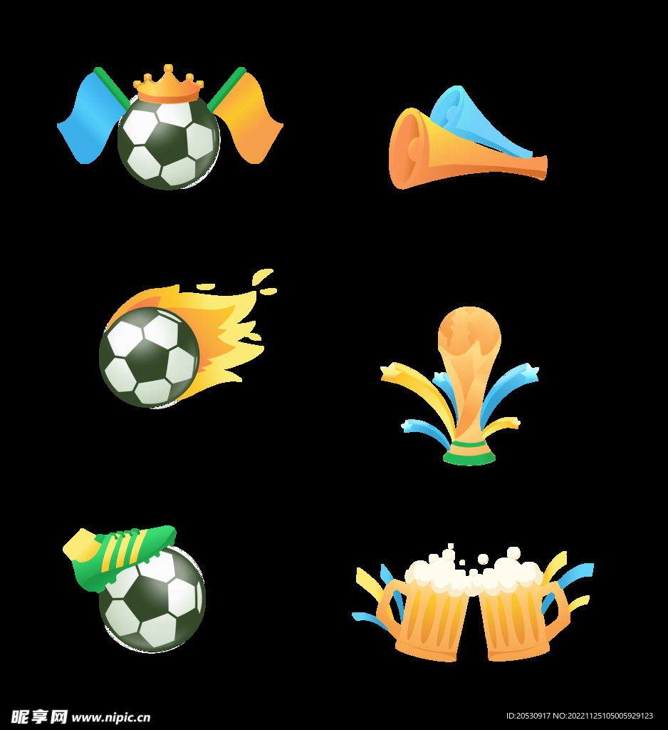 世界杯装饰图标