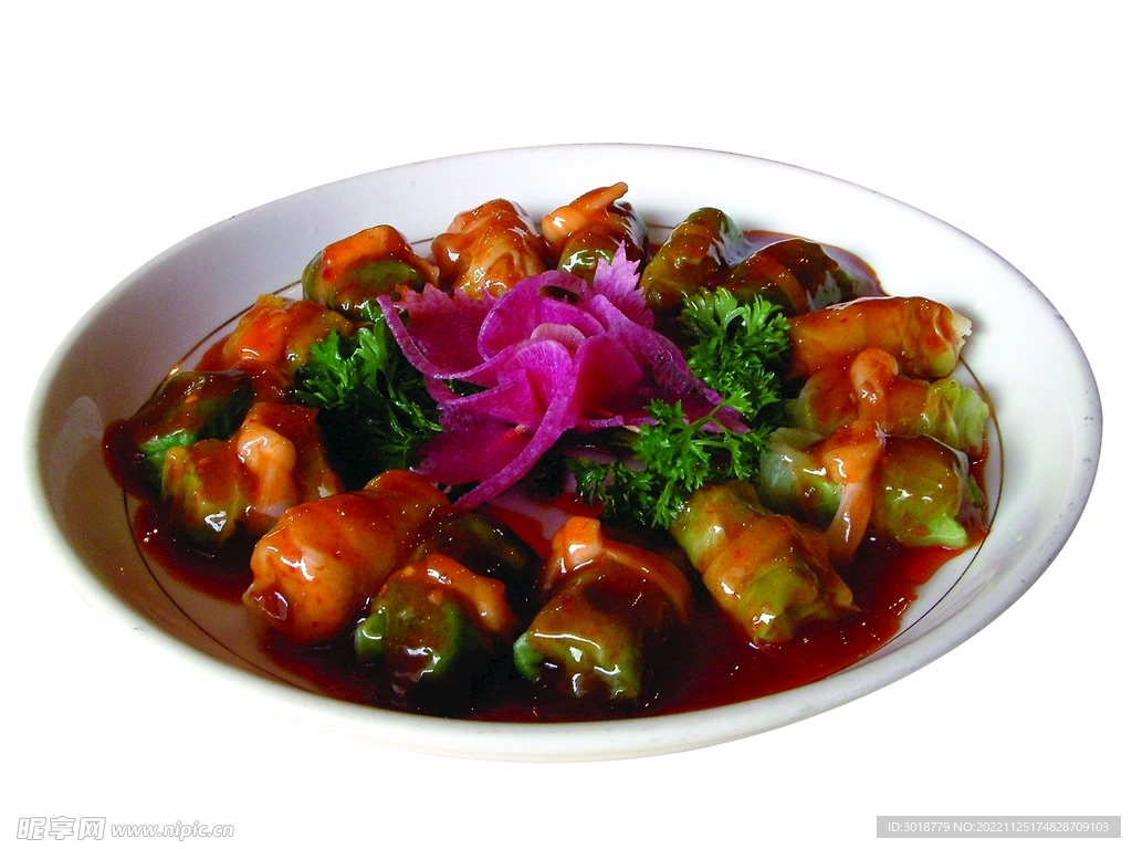白菜肉卷
