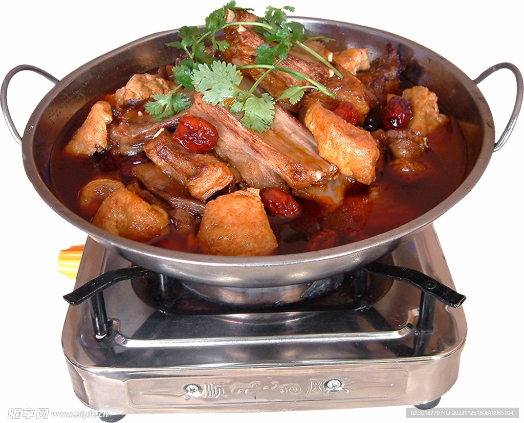 豆泡煨羊排