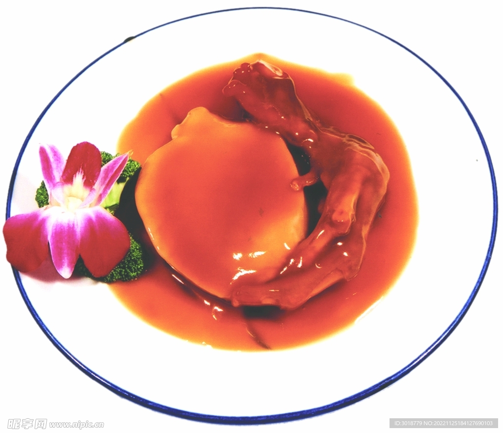 灵菇扣鹅掌