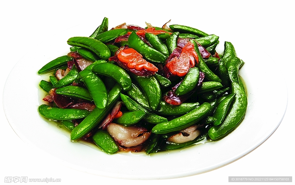 腊味甜豆