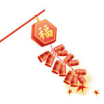 福字和鞭炮