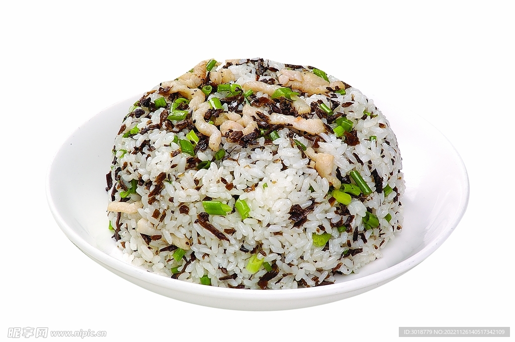 芽菜肉丝炒饭
